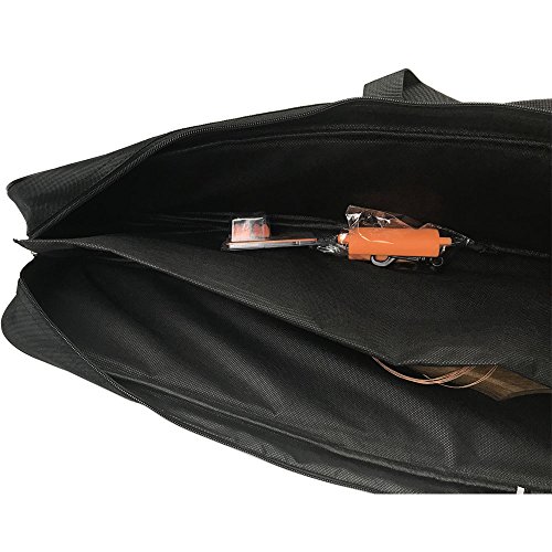Recurve Bow Case Soft Bow Case Crossbody Bag Light Weight Bow Case Recurve Bow Carrier Bow Bag Archery Hunting Shooting Pouch Holder Black