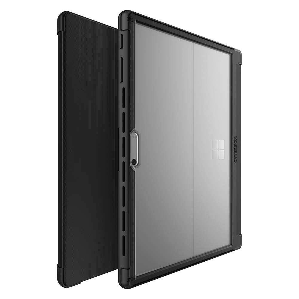 Otterbox Symmetry Folio Protección Anti-caídas con Tapa para Microsoft Surface Pro 5, 6 & 7, Color Negro, sin Caja Retail