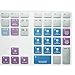 Dogxiong for Apple iMac G6 Keyboard with Numeric Keypad NumberPad Print with: Apple Final Cut Pro X Functional Shortcuts Hot Keys Design Silicone Keyboard Skin Cover [US/EU Layout]