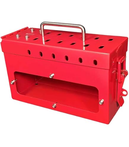 MACCANN&ESSIN Visual Group Lockout Box - Compliant with OSHA