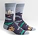 Sock It To Me, Sea Voyage, Men's Crew Socks, Ocean Socks