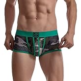 JOCKMAIL Men's Boxer Briefs Mens Underwear Boxer Briefs with Men's Boxer Shorts Camouflage Underwear