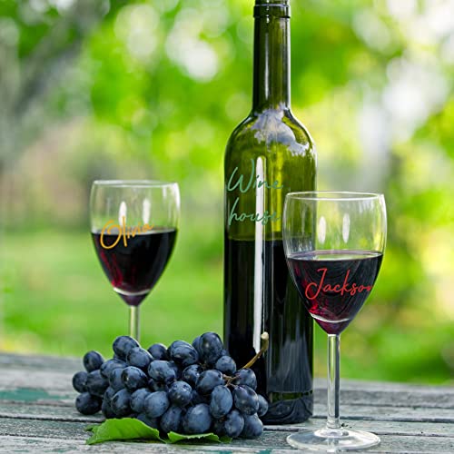 GainArt Wine Glass Markers, Pack of 5, Erasable Markers For Decorating