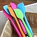 Silicone Spatula Set - 4-piece, Heat-Resistant Baking Spoon & Spatulas, Non-stick Rubber Dishwasher Safe Seamless Spatulas with Stainless Steel Core