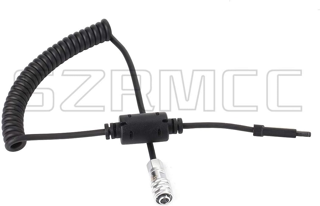 SZRMCC BMPCC 4K 6K Power Cable for DJI Ronin S Gimbal to Weipu SF610 2 Pin Female BMD Blackmagic Pocket Cinema Camera 4K (Coiled Cable) - Image 4