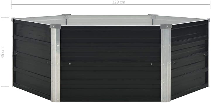vidaXL Jardinera Exterior Grande Macetero Huerto Urbano Maceta XXL ...