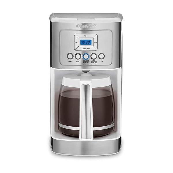 CUISINART 14-CUP COFFEE MAKER, PROGRAMMABLE PERFECTEMP GLASS CARAFE...