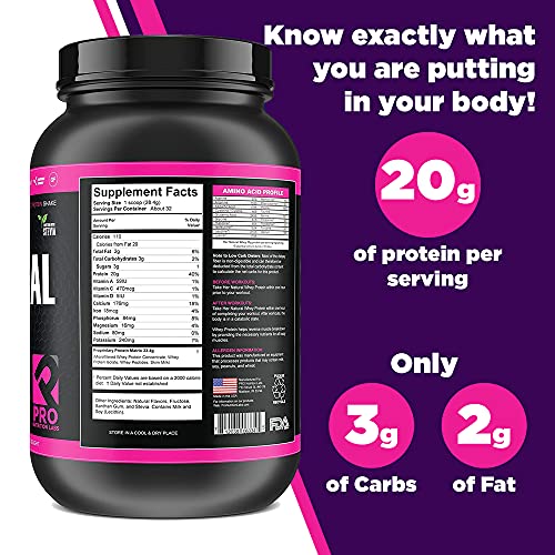 Her Natural Whey Protein Powder for Women Supports Weight Loss & Lean Muscle Mass Low Carb