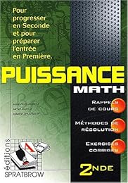 Puissance math, 2nde