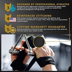 Hustle Lifting Straps Gym Wrist Wraps - The Best