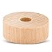 1-inch Diameter Slab Wooden Wheels for Crafts, 1/4-inch Hole, 3/8-inch Thick, Pack of 50 Mini Wooden Hobby Wheel for Model, by Woodpeckers
