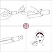 Hair Remover Replacement Heads for Finishing Touches, On The Upper Lip, Chin, Cheeks And Sideburns
