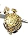 Gold Plated Mexican Coin Centenario Mexicano con Aguila Replica Oro Laminado Con Cadena Figaro 26