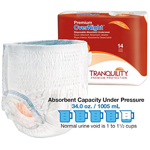 Tranquility Prem Overnight Disp Absorb Underwear XL 56CT Pricepulse