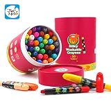 Jar Melo Washable Crayons -36 Colors; Non Toxic; 3 In 1 Effect (Crayon- Pastel- Watercolor); Slick; Twistables Gel Crayons; Barrel Crayons; Art Tools; Silky Crayons; Jumbo