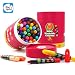Jar Melo Washable Crayons -36 Colors; Non Toxic; 3 In 1 Effect (Crayon- Pastel- Watercolor); Slick; Twistables Gel Crayons; Barrel Crayons; Art Tools; Silky Crayons; Jumbo