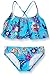 Kanu Surf Girls' Melody Paisley Flounce Bikini Beach Sport 2-Piece Swimsuit