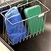 Kitchen Sink Caddy, YIFAN Stainless Steel Brush Sponge Soap Dishwashing Liquid Sink Drainer Holder Kitchen Tool - Silver