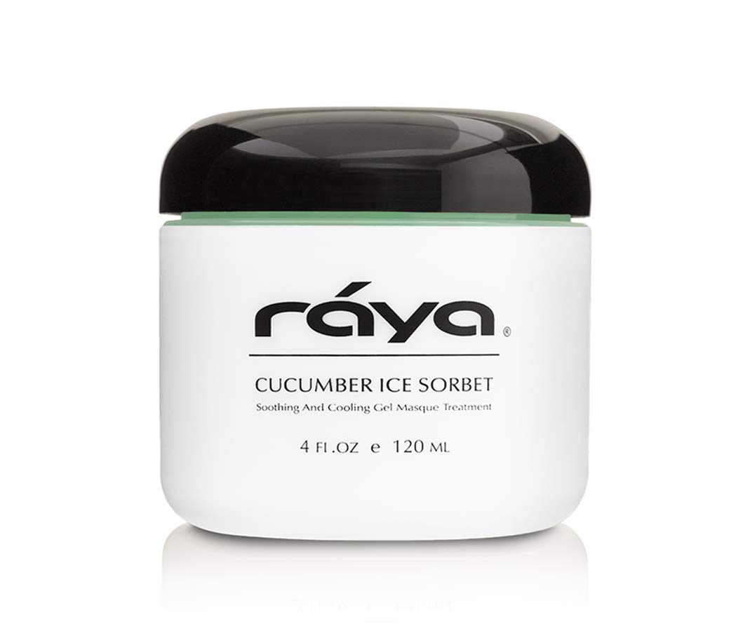 Raya Cucumber Ice Sorbet Masque (608) | Cooling Facial Gel Mask & Soothing Cucumber Extract, for Hydrating, Calming, Revitalizing & Refreshing All Skin Types, Great for Post-Sun Treatment - 120 ml