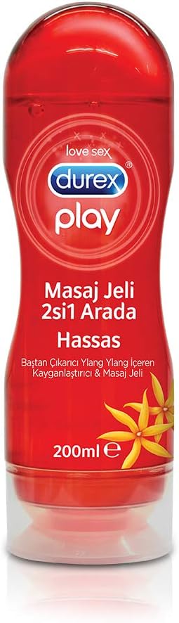 DUREX Play 2 in 1 Massage Gel with Ylang Ylang Lubricant - 200 ml, Other, 200 ml (Pack of 1) - Image 3