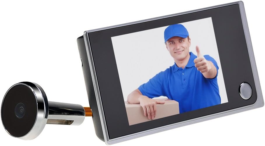 Zhangming 3.5 inch LCD Door Peephole Detection Energy Save Digital Video 120 Wide Sngle Auto 2.0 Mega Pixel Door Viewer Eye Camera