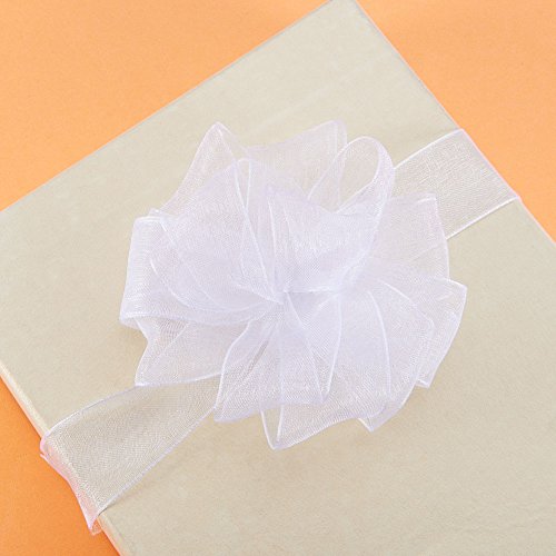 5 BENECREAT+200Yards+Sparkle+Organza+Decoration