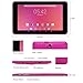 Alldaymall Tablet with 64 bits Quad Core CPU, 7'' HD 1920x1200 IPS Display, Android 5.1 Lollipop, 1GB RAM 16GB Flash, Wi-Fi, Bluetooth, Dual Camera - Purple