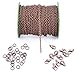 3X4mm 40feet Antique Copper Open Link Cable Chain Lobster Clasp Jump Ring for Necklace Jewelry Accessories DIY Making 12meter