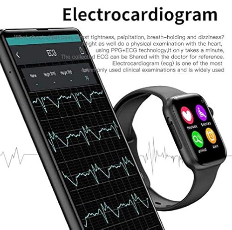 Amazon.com: IWO 10 ECG Smart Watch IWO 1: 1 Bluetooth Smart ...