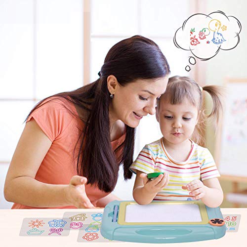 MIZIKUSON Magnetic Drawing Board for Kids and Toddlers, Easy Erasable Doodle Sketch Pad Board Educational Toys Writing Tablet Gifts