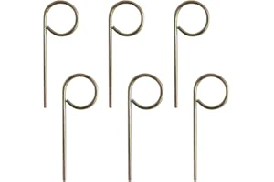 ALICO Interior Bathroom Door Key, Bedroom Emergency Door Key Pin for Push-to-Unlock Lockset - Set of 6