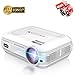 3200 Lumens Full HD 1080P Projector, LESHP Video Projector LED + LCD for Home Theater, 1280 x 1920 max Resolution Contrast 3000:1, Support 1080P / USB/VGA/SD/HDMI for Xbox/iPhone/Smartphone