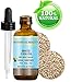 Botanical Beauty WHITE CHIA SEED OILL 100% Pure Natural Virgin Unrefined Cold-pressed carrier oil 0.5 Fl oz 15 ml for Face, Skin, Body, Hair, Lip, Nails. Rich in vitamin E