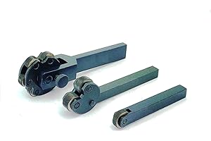 Combo Set of 3 Knurling Tools For Lathe, Metalworking, Machinists, Model Making