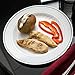 Plexware Plastic Plates, Silver Rim with Ridges, 25-7.5