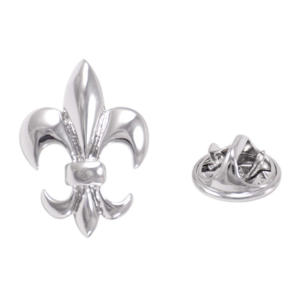 Vcufflinks Fleur De Lis Lapel Pin Brooch