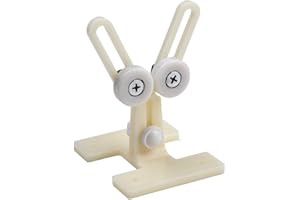 Fishing Rod Support Stand, Rod Building Tool Holder for Reel Wrapping and Repair, Adjustable Plastic Rod Winding Machine Stan