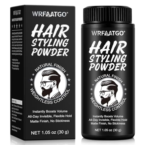 Hair Wax Powder for Men, Volumising Hair Powder, 30 g, Men's Hair Powder, Natural Matte Effect, Texturizing Powder Without Residues, Instant Volumising, Long Lasting Hold, Fine Hair