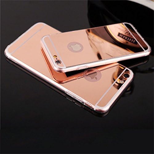 Luxury Mirror Electroplating Soft Clear TPU Silicon Case for Iphone 6 6s 4.7 / 6 6s Plus 5.5 Inch 5 5s Back Cover Phone Bag Case