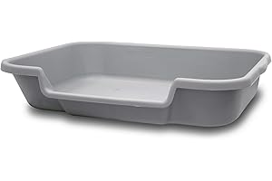 Bunny Go Here Rabbit Litter Box by NE14pets Misty Gray Color USA Made! See Size Dimensions Drawing Prior to Ordering