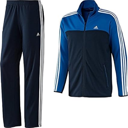 adidas trainingsanzug blau schwarz