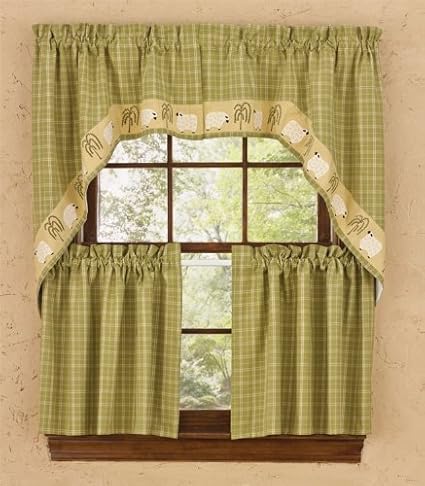 Park Designs Lord is Shepherd Lined Swag, 72 x 36