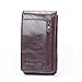 Hengwin Leather Cell Phone Belt Case Holster with Belt Clip Loop Carrying Pouch Holder + Keyring