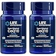 Life Extension Super Ubiquinol CoQ10 with Enhanced Mitochondrial Support, ubiquinol CoQ10, shilajit, potent heart health & cellular energy production support, ultra-absorbable, gluten-free, 60 softgel