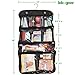 lebogner Hanging Cosmetic Bag, Toiletry Travel Organizer, 10 Pocket Packing Storage Kit