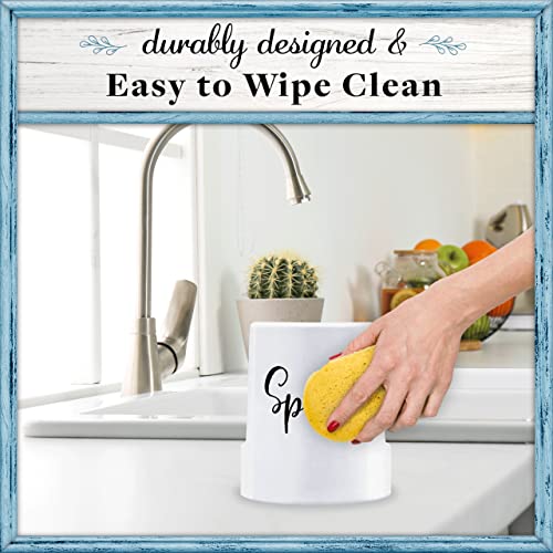 Home Acre Designs Sponge Holder for Kitchen Sink Ceramic Porcelain