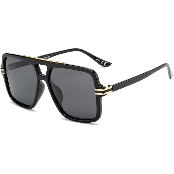 NEW SUCCESS SUN 10 SHINY BLACK SUNGLASSES 48/20/140 at  display picture 3