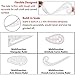 Sew Ruler, Acrux7 Pattern Sewing Rulers Set, 4 Pieces Plastic Sew French Curve Ruler, Metric Ruler Kit for Dressmaking, Tailoring, Fashion Designing, Pattern Grading, DIY Clothing