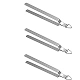 Khandekar 3 Pack Stainless Steel Kitchen Tongs, Stainless Steel Chimta, Cook Serving Tongs, Food Service Tong, Roti Chapati C
