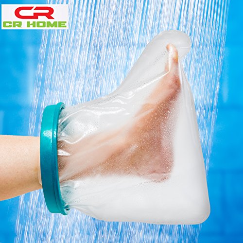 Waterproof Foot Cast Cover for Shower Keep Bandages & Casts Dry and Watertight in the Shower